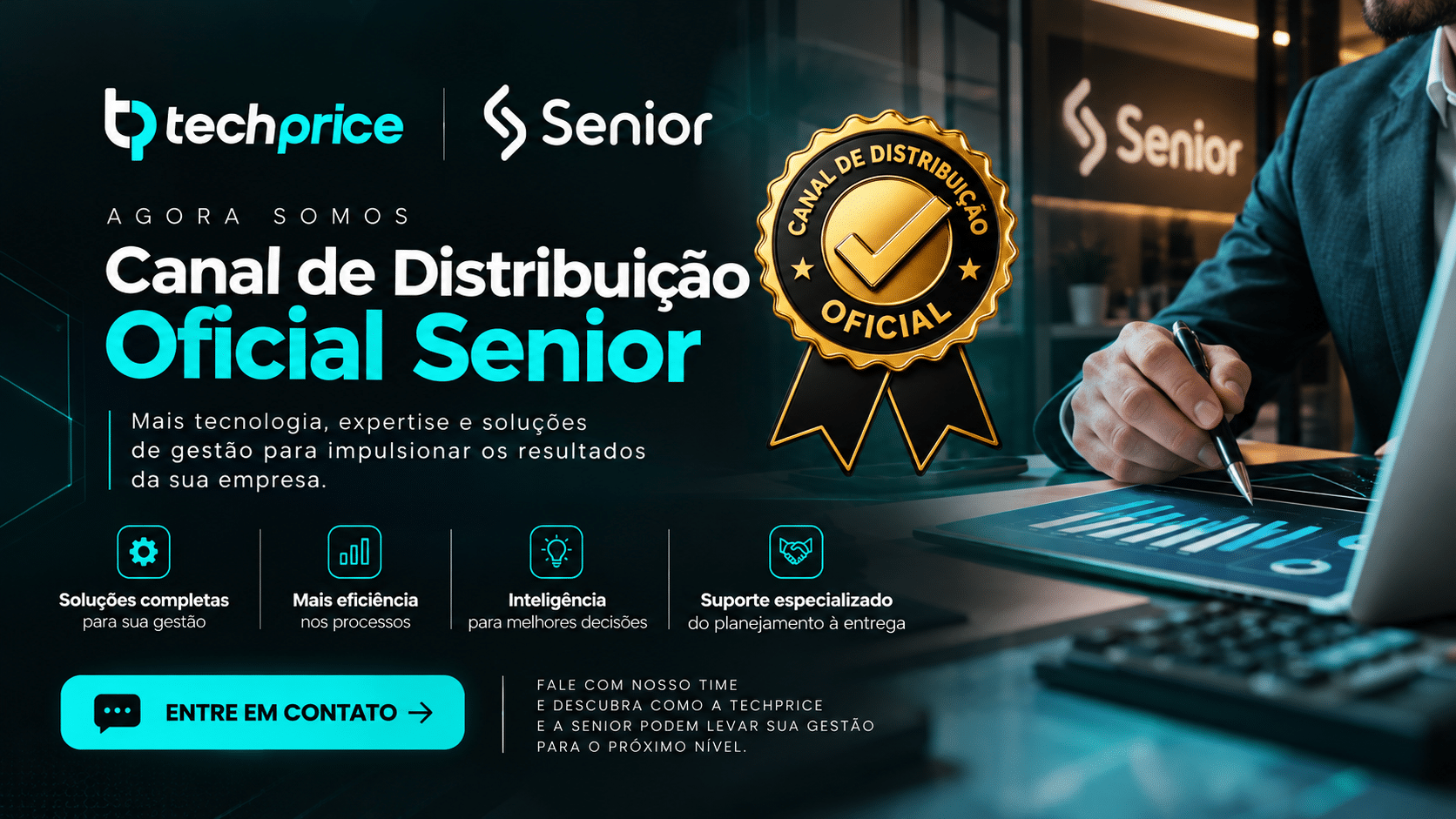 Parceria Oficial Techprice e Senior Parceria Oficial Techprice e Senior